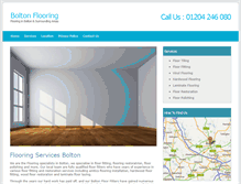 Tablet Screenshot of bolton-flooring.co.uk